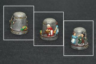 Pewter Hand Painted Thimble - Mr Bumble.