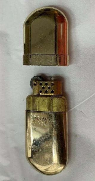 Vintage Marlboro Brass No.  6 Cigarette Lighter with Pouch 2