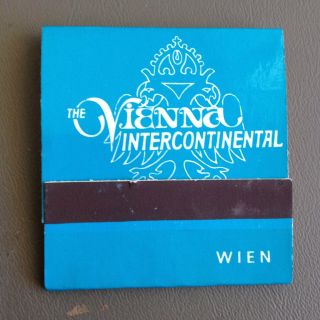 Vienna Intercontinental Hotel Match Book