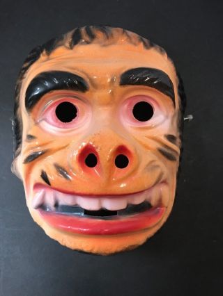 Vintage Plastic Halloween Mask King Kong Price Sticker