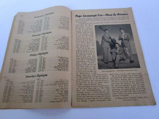 Vintage 1947 RCA Victor Radio News Roy Rogers Dale Evans So Cal Station Guide 4