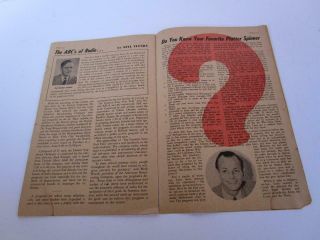 Vintage 1947 RCA Victor Radio News Roy Rogers Dale Evans So Cal Station Guide 5