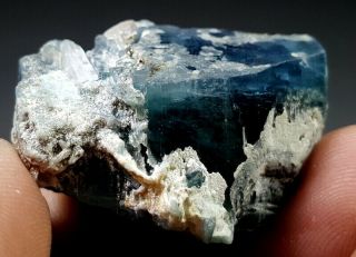 31 Grams Top Quality Blue Cap Tourmaline Crystal Specimen From Afg 4
