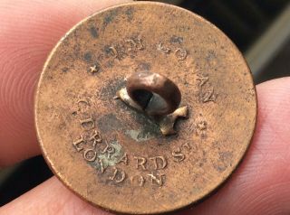 Irish Livery Button EARL OF CALADON 1810 - 1815 2