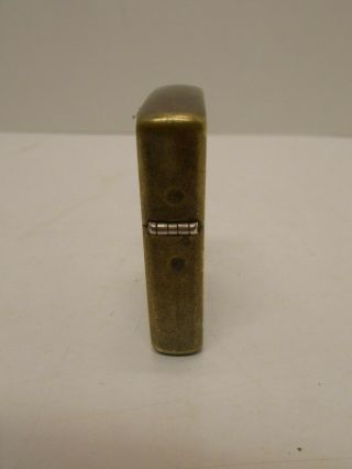 Vintage ZIPPO Bright Brass Lighter,  w/ 