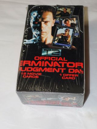 Official Terminator 2 Judgement Day Box 36 Movie Card Packs Impel 1991