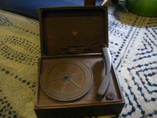 Vintage Rca Victor 78 Rpm Record Player R - 93 - A.  Circa 1930’s Turns On Phonograph