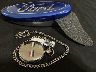 Ford Oem Mustang Pocket Watch Only 1 On Ebay