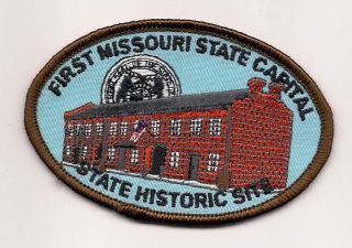 St Charles Missouri State Historic Site First State Capital Souvenir Patch