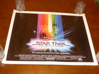 Star Trek The Motion Picture Half - Sheet 28x22 22x28 Movie Poster