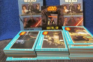 2015 Journey To Star Wars The Force Awakens Base Set (blue 110 Cards),  Wrapper
