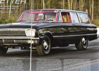 1962 Ford Falcon Station Wagon Modified 408 V8 Racer 5 Pg Article