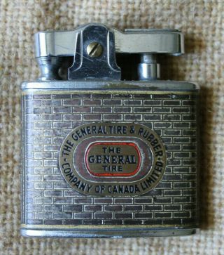 Vtg The General Tire & Rubber Company Of Canada Limited Lighter Advertising
