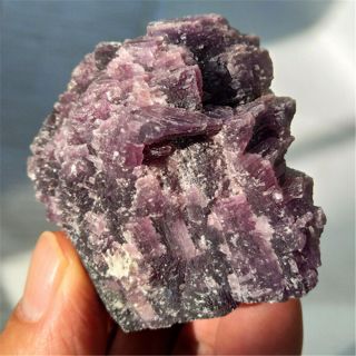 99.  8g Purple Mica Natural Stone Crystal Quartz Specimen Brazil 19060402