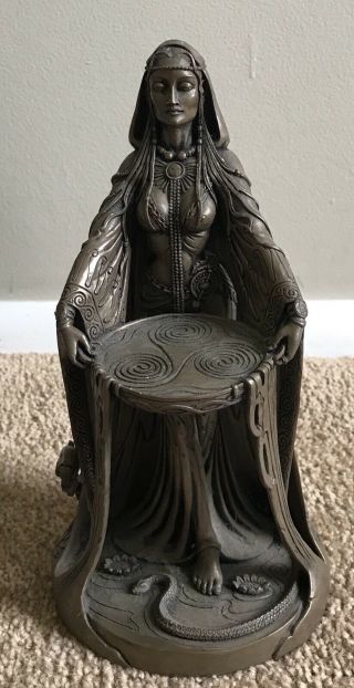 Danu Goddess Statue - Celtic Goddess Of Earth And Abundance Wicca Pagan Alter