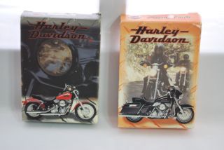 Harley Davidson Motorcylces Collector Poker Playing Cards X2