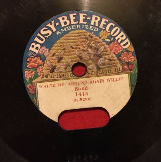 Busy Bee 1 Sided 10 " 78 Rpm Phonograph Record 4677