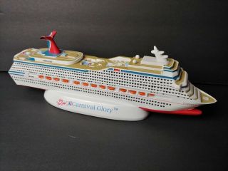 Carnival Cruise Ship Glory Travel Souvenir Resin Display Model 10.  5 " Ships
