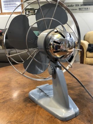 Vintage 1950 ' s Fan CHICAGO ELECTRIC Co.  HANDY BREEZE Fan 13 In Cage 5