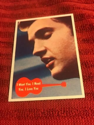 1956 Bubbles Inc Vintage Elvis Presley Trading Gum Card - 19 - Plus