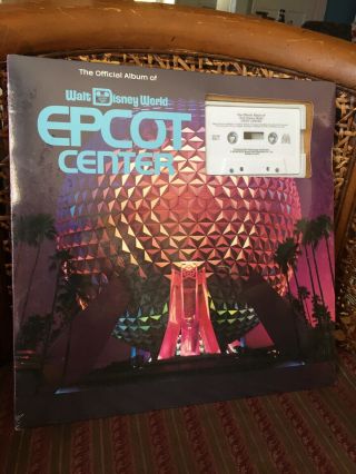 Originally 1983 Official Epcot Center Disneyland World Lp,  Cassette Tape