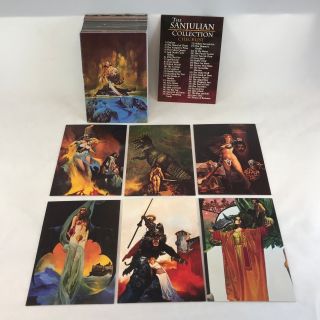 The Fantasy Art Of Sanjulian (fpg 1994) Complete Card Set Manuel Pérez Clemente