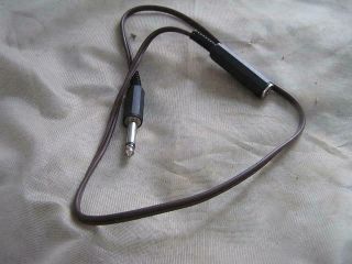 Zenith Transoceanic And Others Headphone Extention Cord
