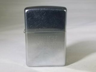 1969 Vintage Zippo Lighter Outer Case With Engraving Nr