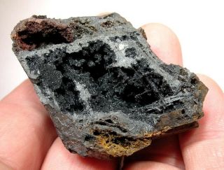 Goethite After Siderite: Lakeview Lode,  Lake George,  Park County,  Colorado - Nr