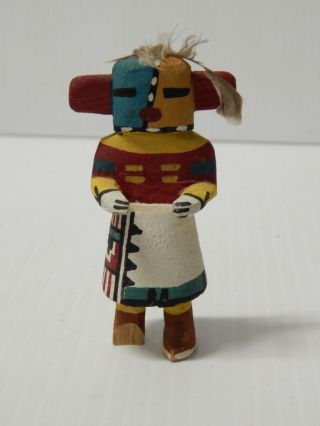 Very Old Vintage Hopi Pueblo Indian Kachina Doll Miniature Size 3 1/4 " T