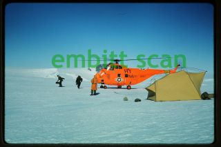 Slide,  Navy Hu - 4 Sikorsky Hrs - 3 Helicopter In Antarctica,  1961