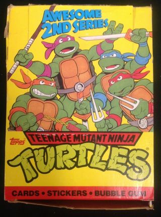 Topps 1990 Teenage Mutant Ninja Turtles Animated Series 2 Complete