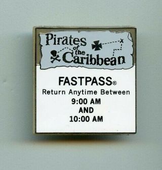 Wdi Disney Imagineering Mystery Fastpass Pirates Of The Caribbean Cast 200 Pin