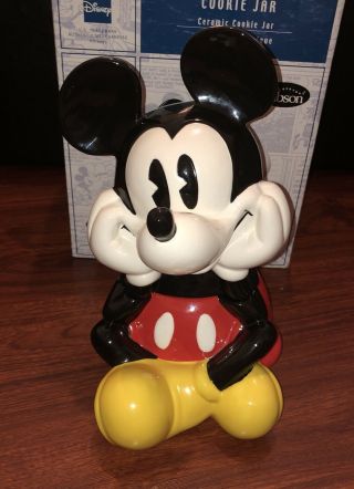 Disney Mickey Mouse Cookie Jar By Gibson 2006