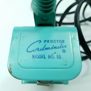 Proctor Cordminder Ironing Board Iron Cord Holder With Plug Vintage Model 51