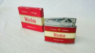 Vintage Winston Cigarettes Lighter Zenith