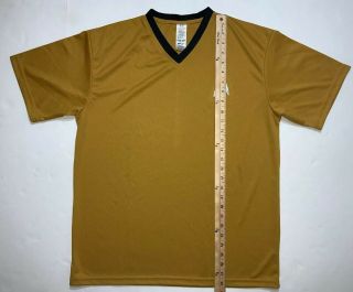 Star Trek Tee Shirt/Uniform 2009 Kellogg ' s Limited Edition Gold Adult Size Large 5