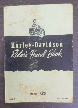 1952 Harley Davidson Rider 