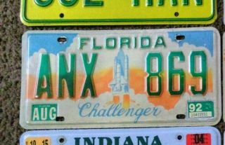 Vintage 1980s Florida Challenger License Plate