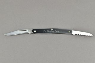 Cutco Pen Folding Pocket Knife 2 Blades Serrated Straight Edge 1885 Handle Usa