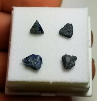 Rare Benitoite Crystals From The Gem Mine In California