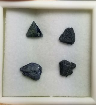 Rare benitoite crystals from the gem mine in California 2