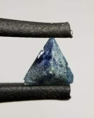 Rare benitoite crystals from the gem mine in California 3