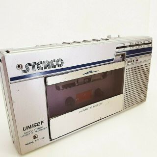 Unisef Walkman Af - 1100 Transistor Radio Portable Player Vintage 1980 