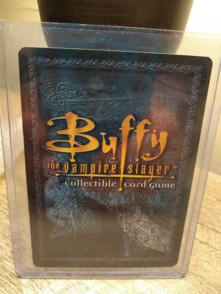 Buffy Ccg Ultra Rare PP 183 The Dead Have Risen limited edition non - foil. 4
