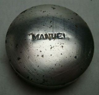 Manuel Rare Antique Face Powder Full Box With Metal Lid 13