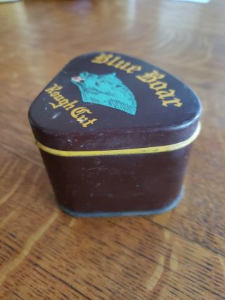 Vintage Blue Boar Rough Cut Tobacco Tin 5