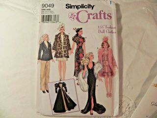 Simplicity Sewing Patterns 9527 - 9317 - 9049 Couturier Fashion 15 1/2 