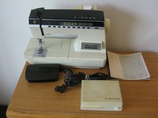 Vintage Athena 2000 Sewing Machine With Accessories 1975