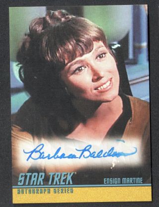 Star Trek 40th Anniversary Series 2 Autograph Card A149 Barbara Baldavin Terror